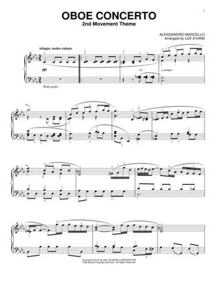Oboe Concerto In C Minor, 2nd Movement (arr. Lee Evans)