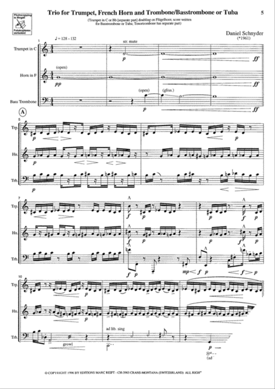 Trio Horn scores gallery preview page 3