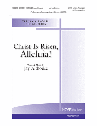 Book cover for Christ Is Risen, Alleluia!-SATB-Digital Download