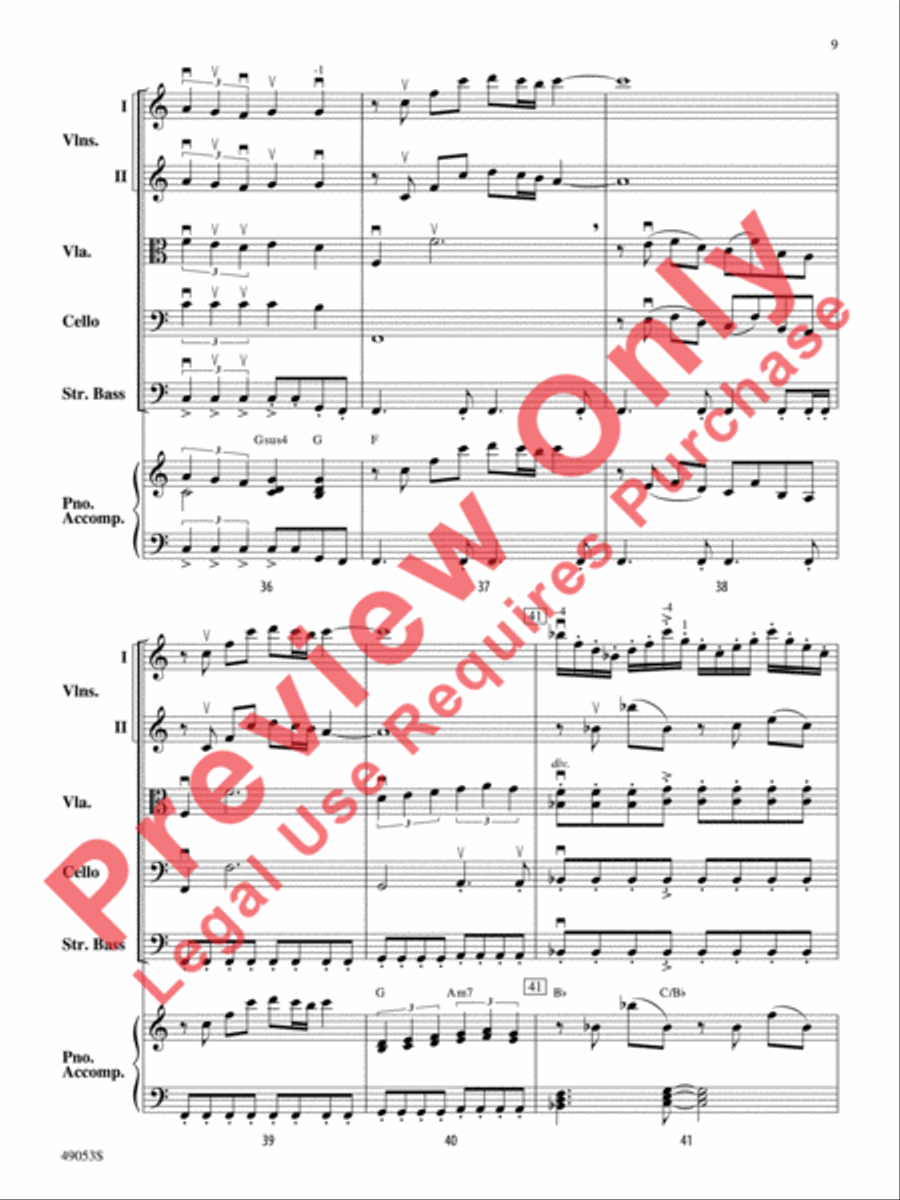 Bach to Rock String Orchestra scores gallery preview page 10