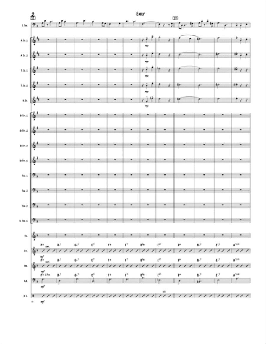 Emily Jazz Ensemble scores gallery preview page 2