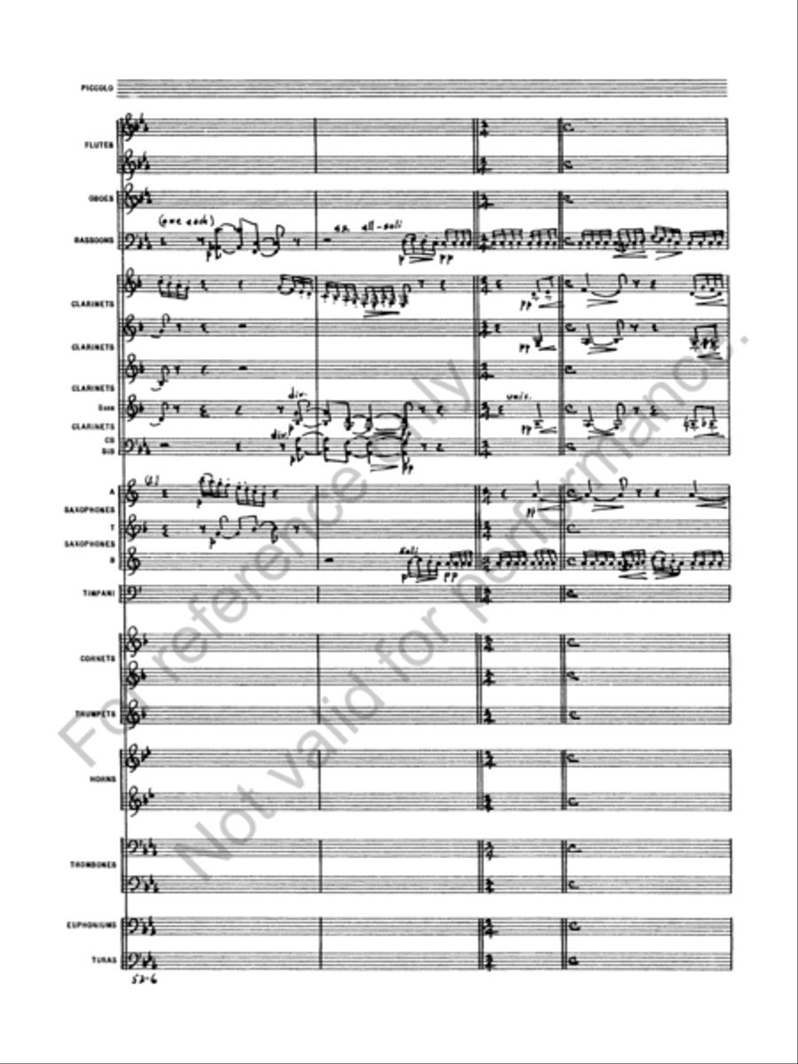 Symphony No. 6 Concert Band scores gallery preview page 8