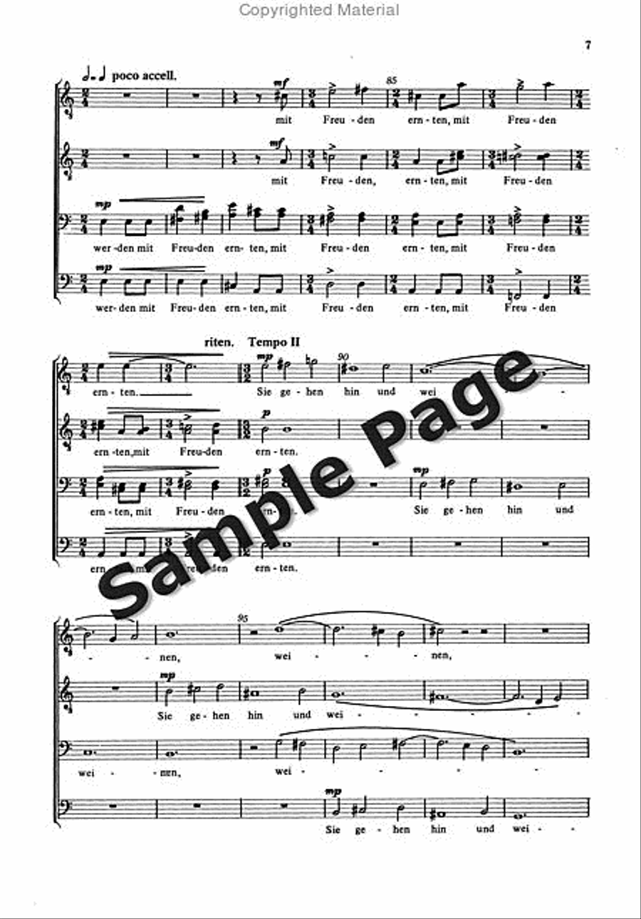 Psalm 126 Men's Choir scores gallery preview page 8