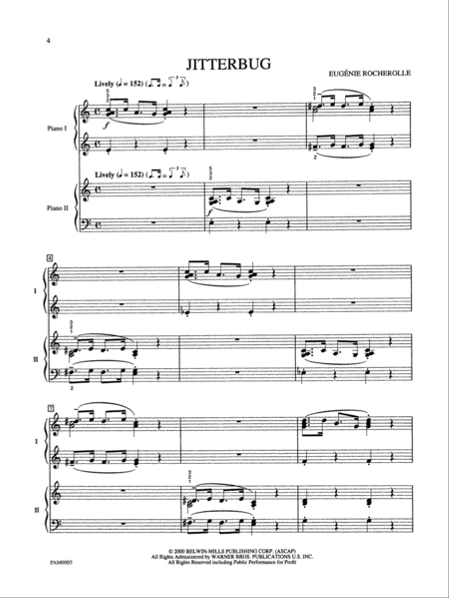 The Way We Danced, 1949--1999 Small Ensemble scores gallery preview page 3