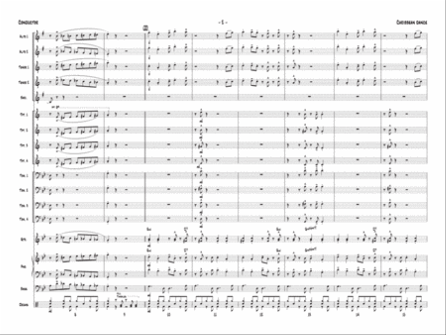 Caribbean Dance Jazz Ensemble scores gallery preview page 3