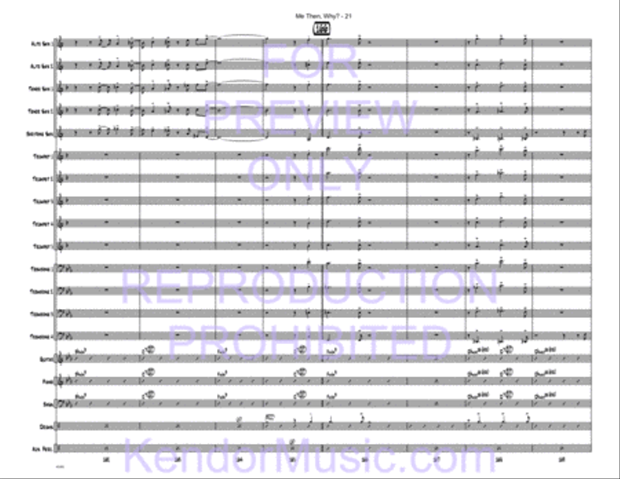 Me Then, Why? Me Then, Why? Jazz Ensemble scores gallery preview page 22