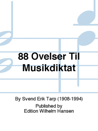 88 Øvelser Til Musikdiktat