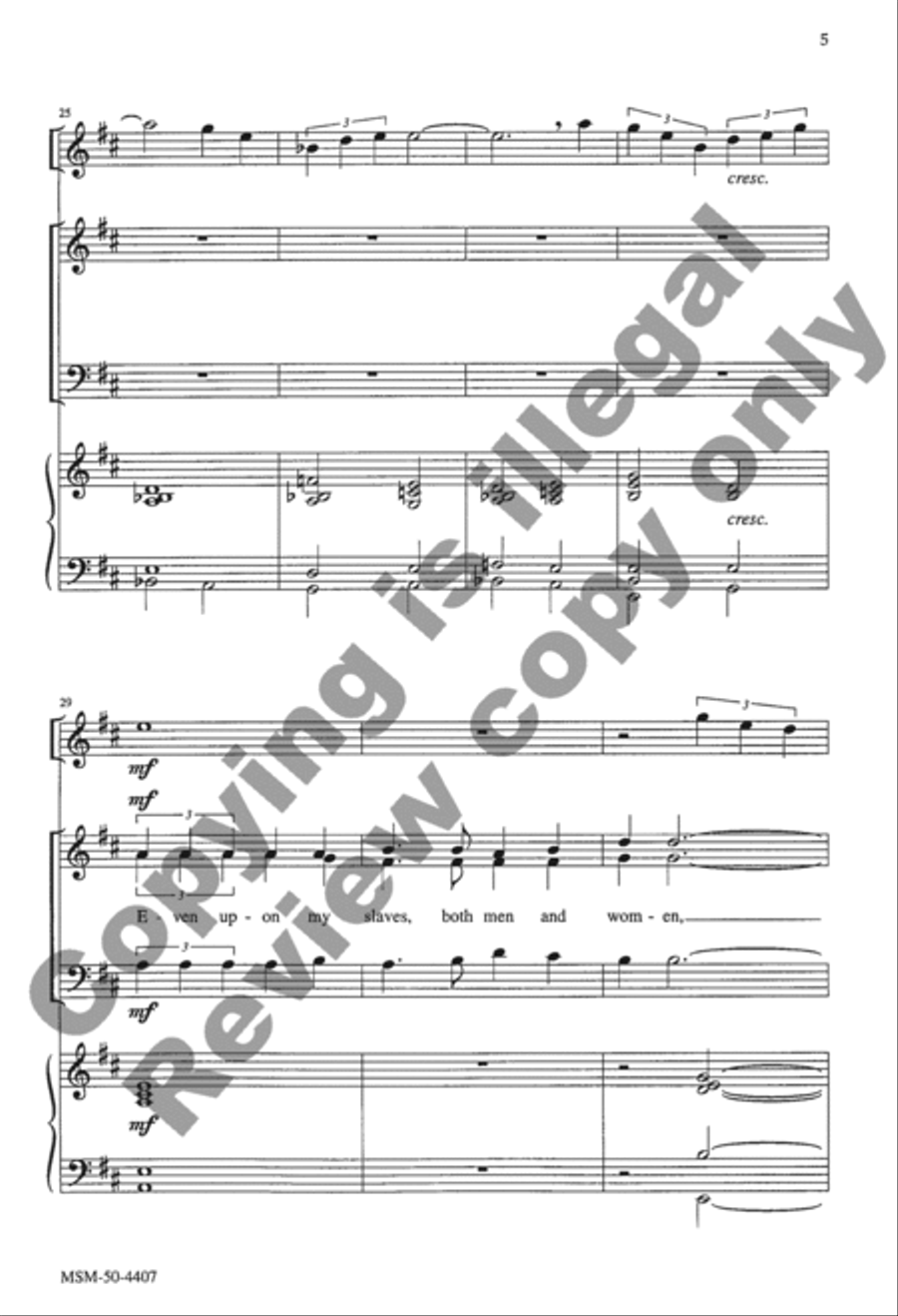 In the Last Days 3-Part scores gallery preview page 20