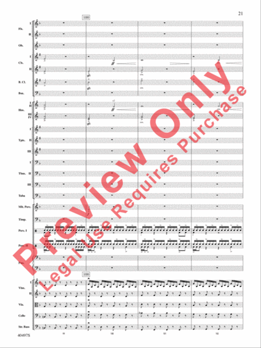 Batman: The Dark Knight Rises Full Orchestra scores gallery preview page 22