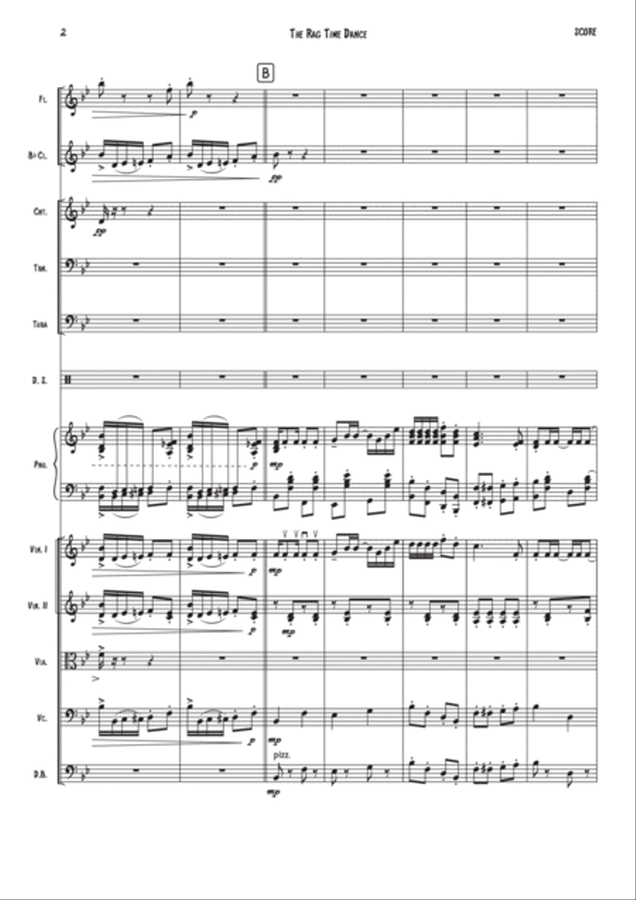 The Ragtime Dance Clarinet scores gallery preview page 4