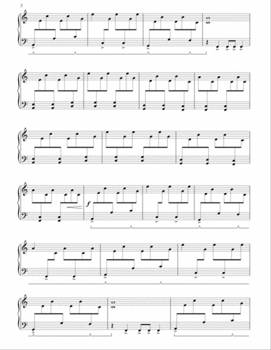Rockstar Piano Solo scores gallery preview page 2
