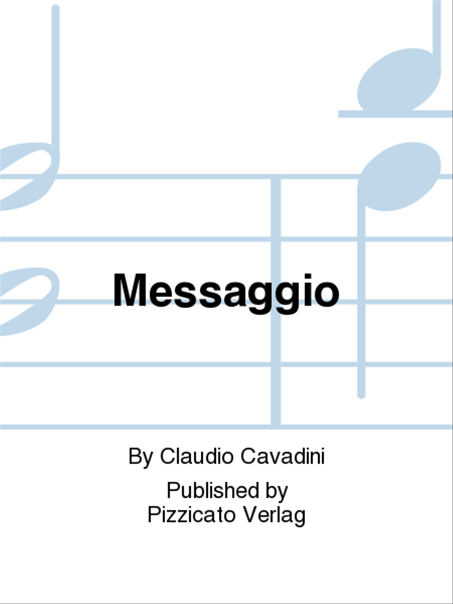 Messaggio Messaggio School and Community scores gallery preview page 1