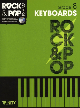 Rock & Pop Exams Keyboards Grade 8 Book/CD