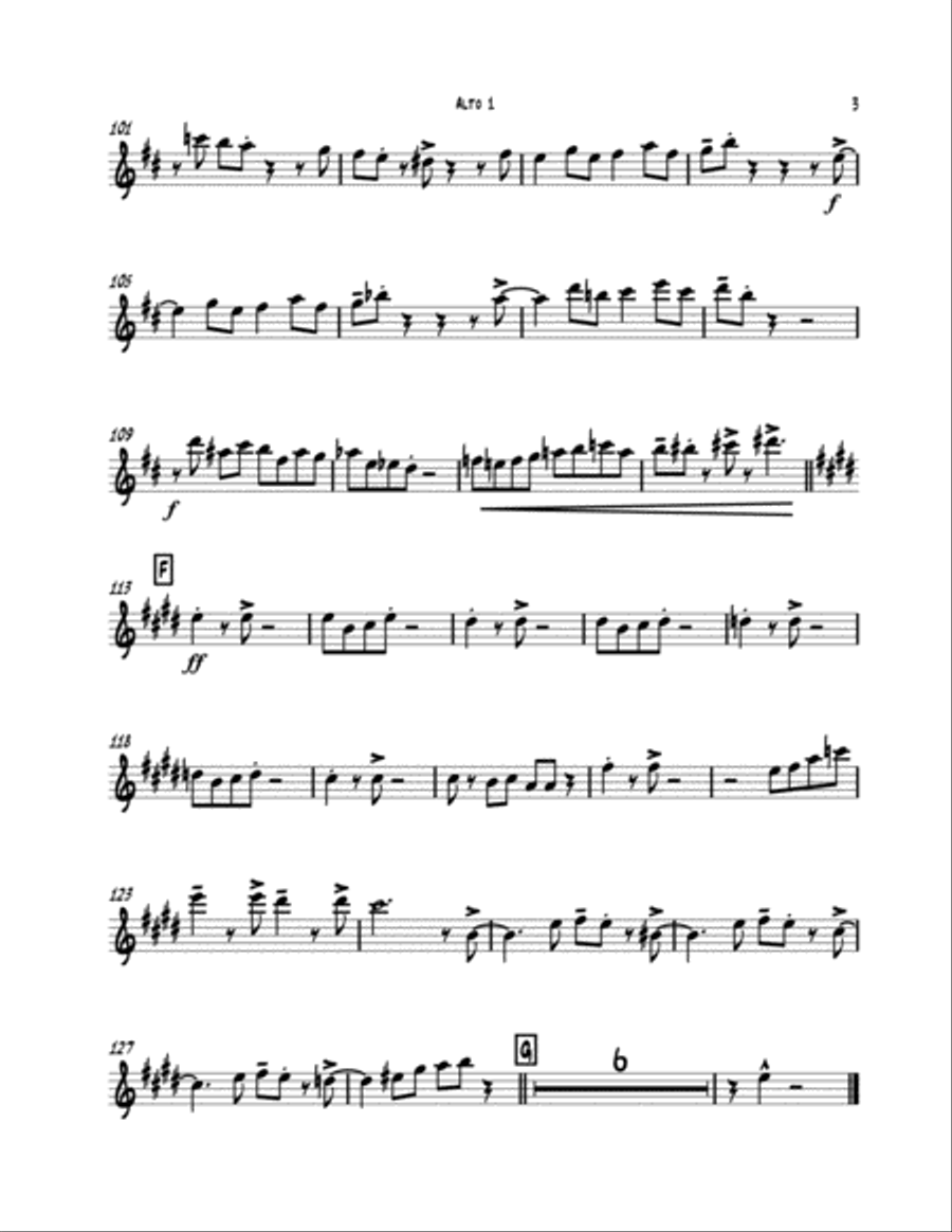 Tie A Yellow Ribbon Round The Ole Oak Tree Jazz Ensemble scores gallery preview page 3