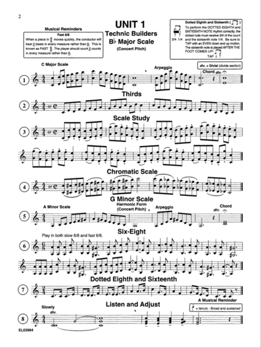 S*t*r*i*c*t-ly [Strictly] Technic for Band (A Third Level Supplementary Band Book) Concert Band Methods scores gallery preview page 3