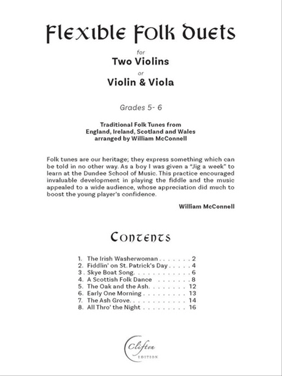 Flexible Folk Duets String Duet scores gallery preview page 2