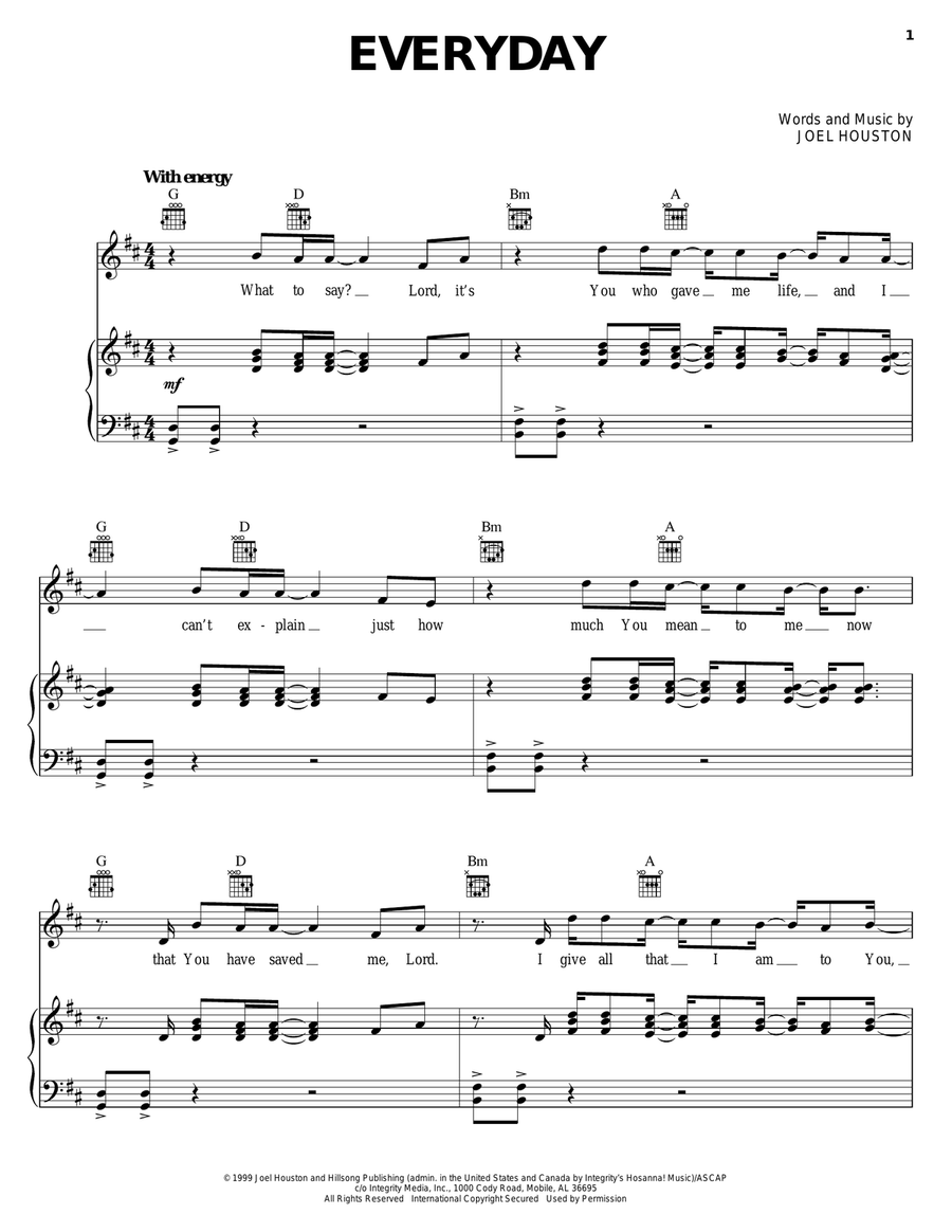 Everyday Acoustic Guitar scores gallery preview page 1