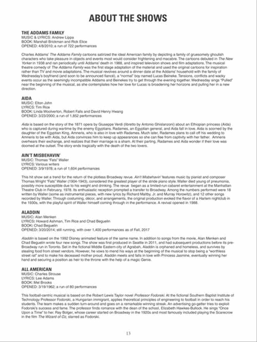 The New Broadway Fake Book Voice scores gallery preview page 10