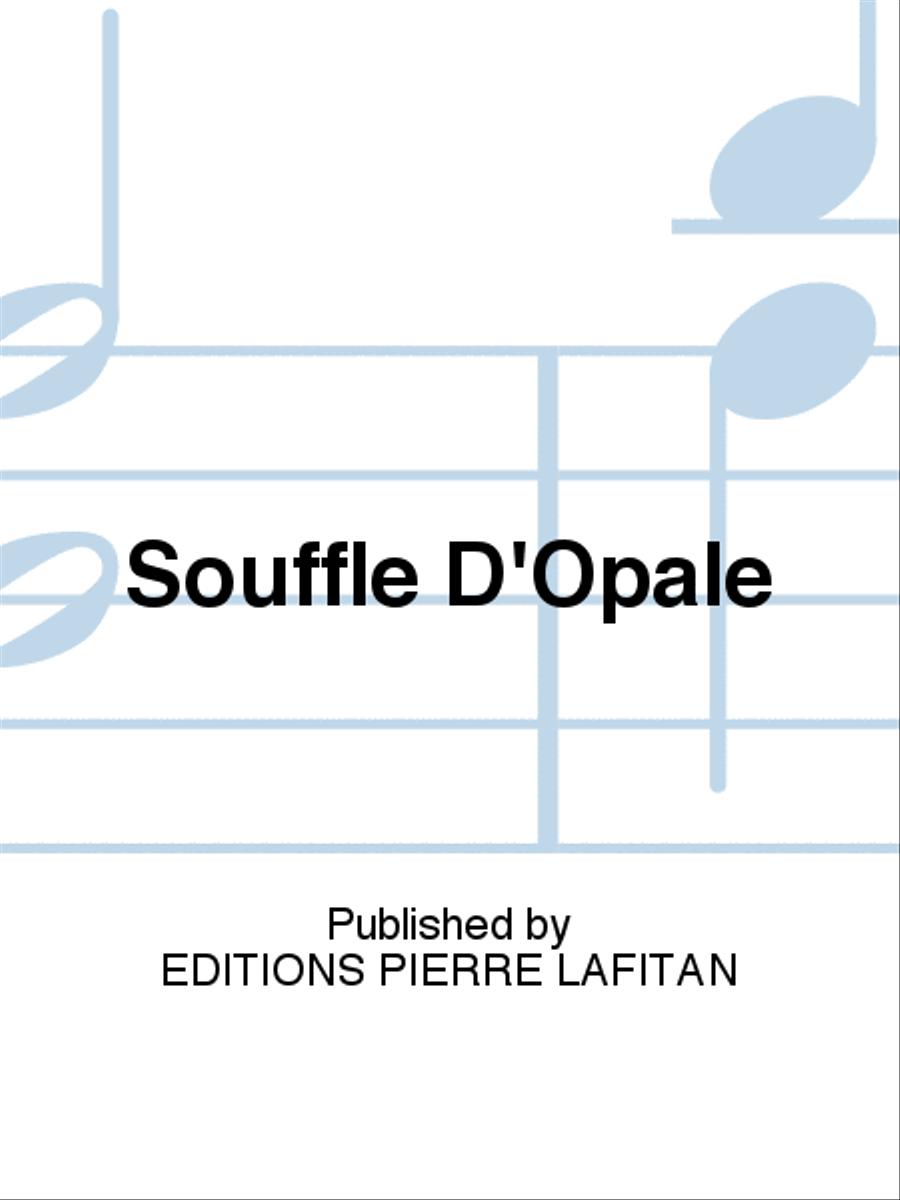 Souffle D'Opale Flute Solo scores gallery preview page 1