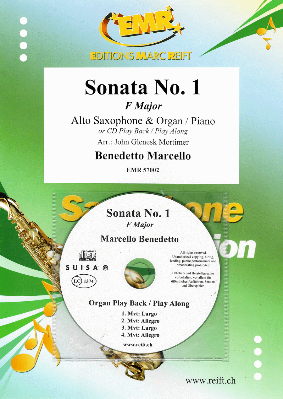 Sonata No. 1 Sonata No. 1 Alto Saxophone scores gallery preview page 1
