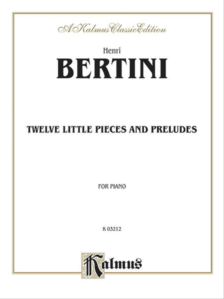 Twelve Little Pieces and Preludes Piano Solo scores gallery preview page 1