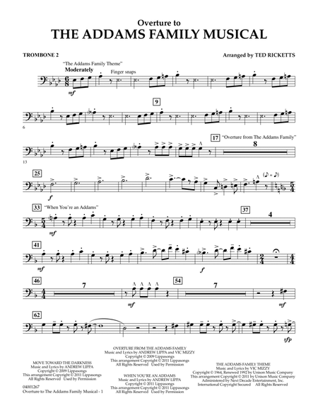 Overture to The Addams Family Musical - Trombone 2