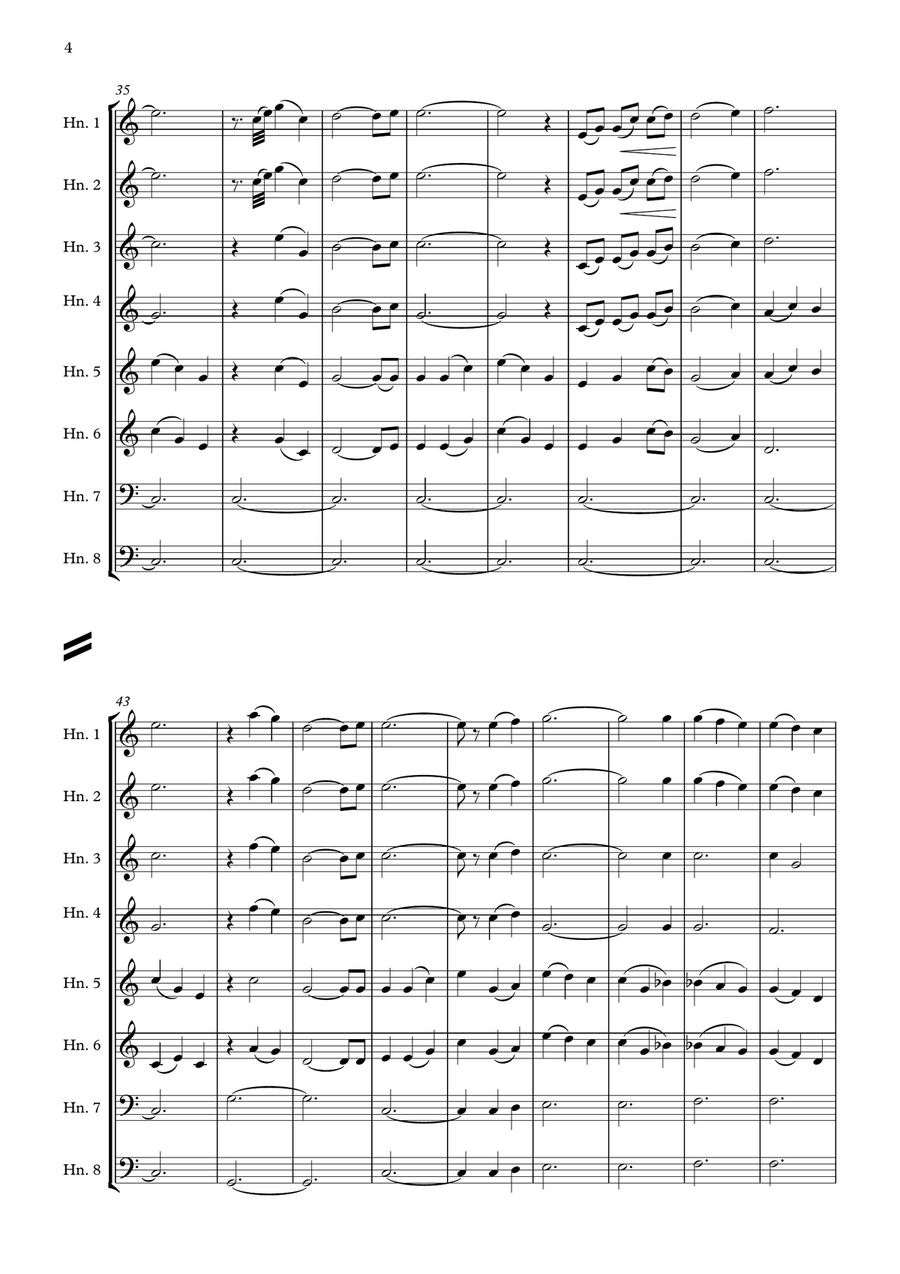 Band Of Brothers - Main Title Brass Ensemble scores gallery preview page 4