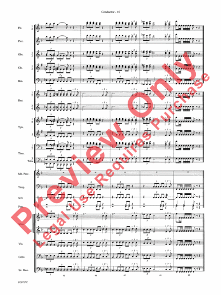 Star Wars (Main Theme) Star Wars (Main Theme) Full Orchestra scores gallery preview page 12