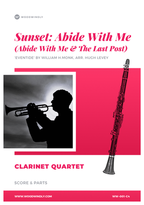 Book cover for Abide with Me (Eventide) & The Last Post - Clarinet Quintet