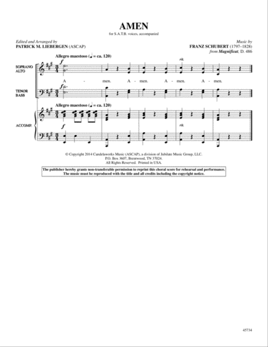 Instant Introits and Amens Choir scores gallery preview page 48