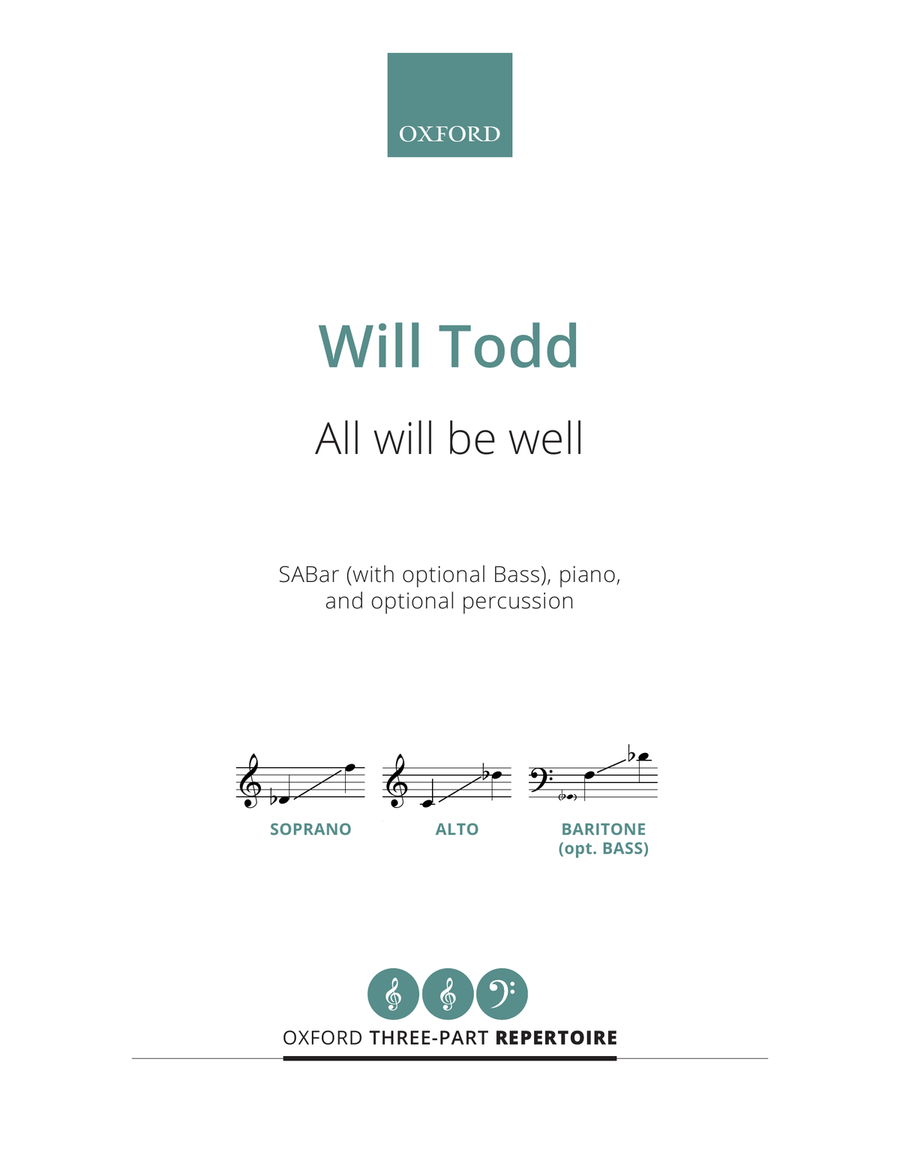 All will be well All will be well 3-Part scores gallery preview page 1