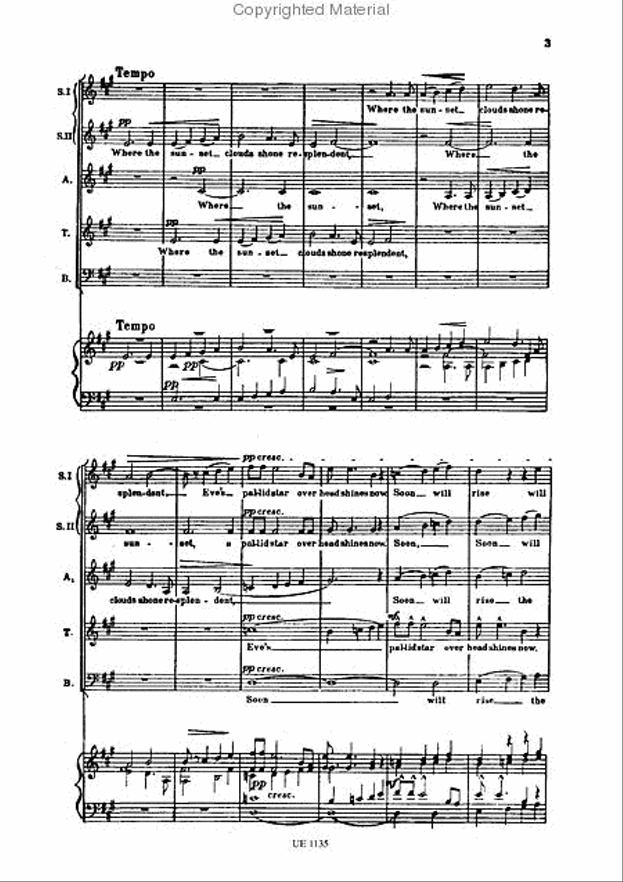Abend 4-Part scores gallery preview page 3