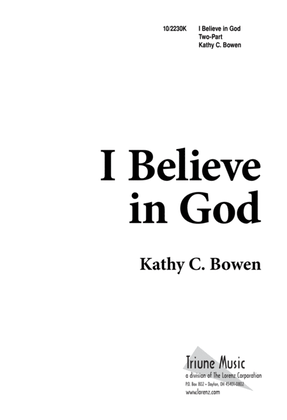 Book cover for I Believe in God