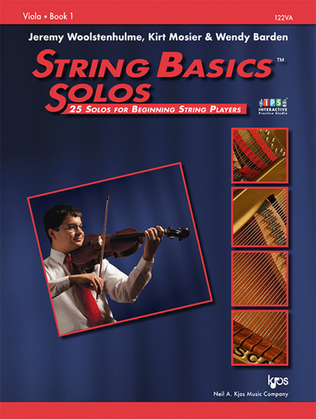Book cover for String Basics Solos, Book 1, Viola