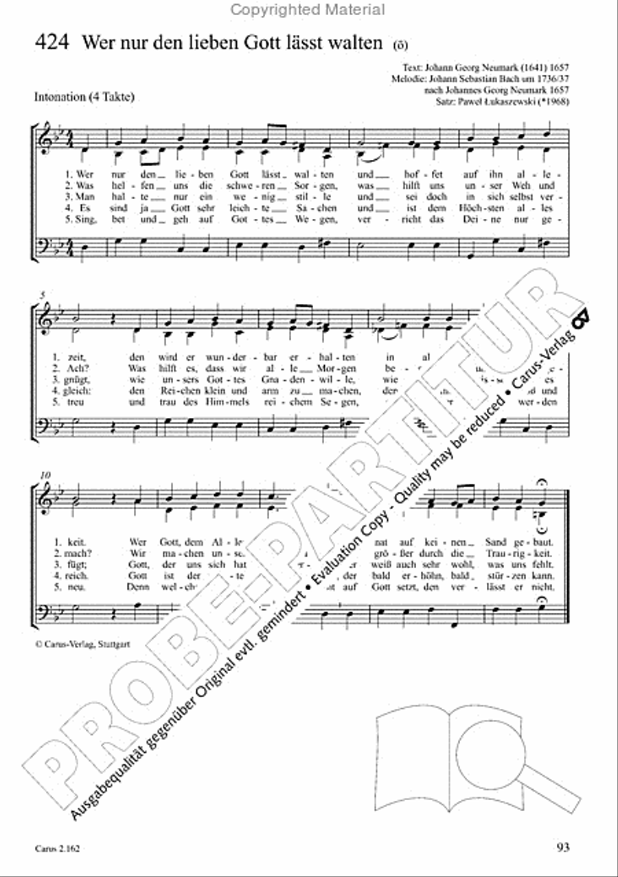 Chorbuch Gotteslob SAM 3-Part scores gallery preview page 94
