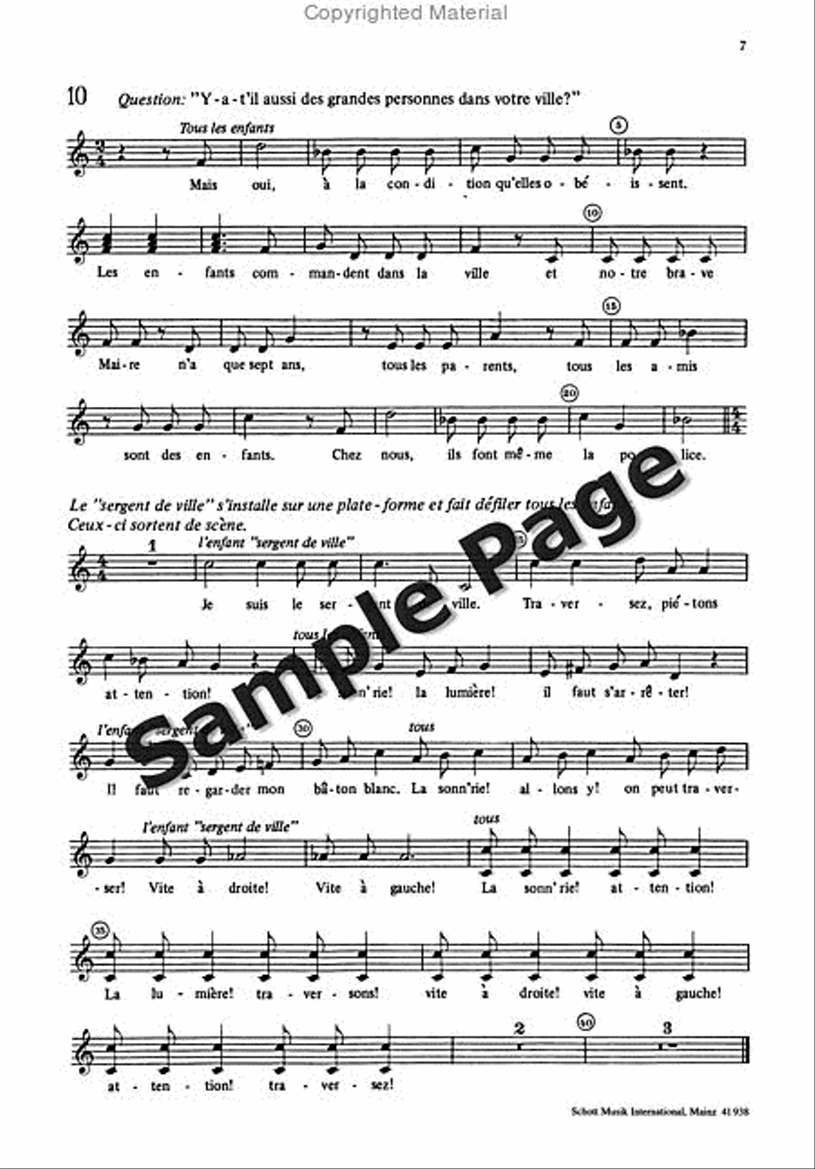 Hindemith Bauen Eine Stadt Cho Children's Choir scores gallery preview page 8