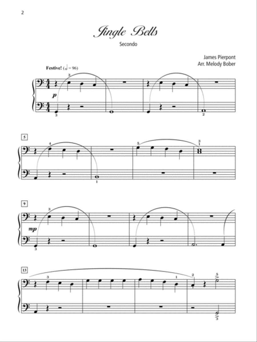 Grand Duets for Christmas 1-3 (Value Pack) Easy Piano scores gallery preview page 11