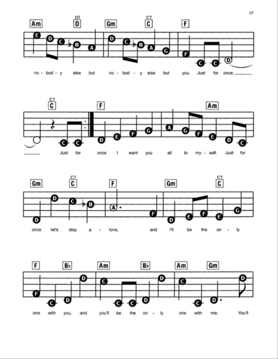 Just For Once (from Mister Rogers' Neighborhood) Electronic Keyboard scores gallery preview page 2