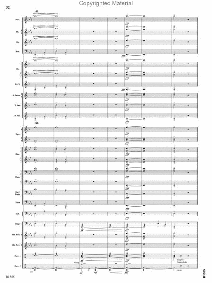 With Ever Joyful Hearts Concert Band scores gallery preview page 30