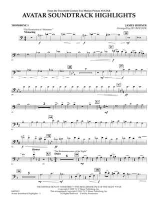 Avatar Soundtrack Highlights - Trombone 1
