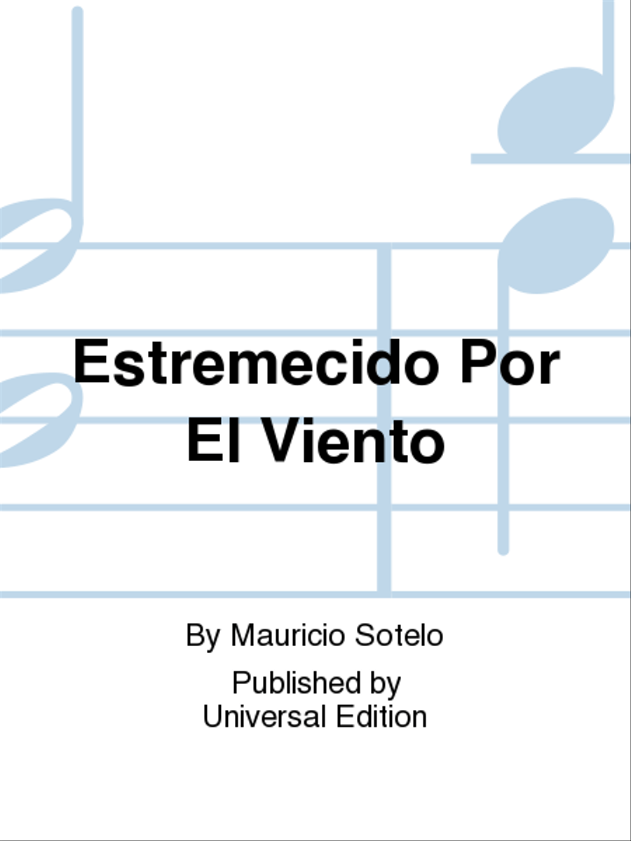 Estremecido Por El Viento School and Community scores gallery preview page 1