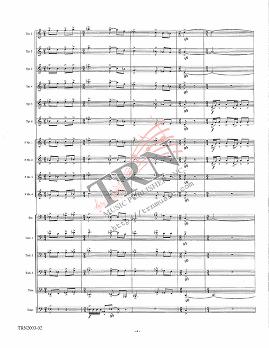 Fanfare for Brass and Timpani image number null