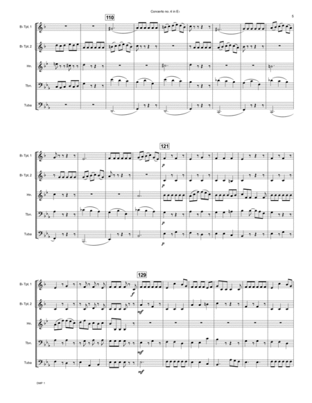 Concerto no. 4 K. 495 - III. Rondo image number null