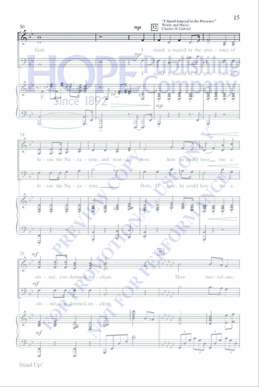Gospel Greats 3-Part scores gallery preview page 16