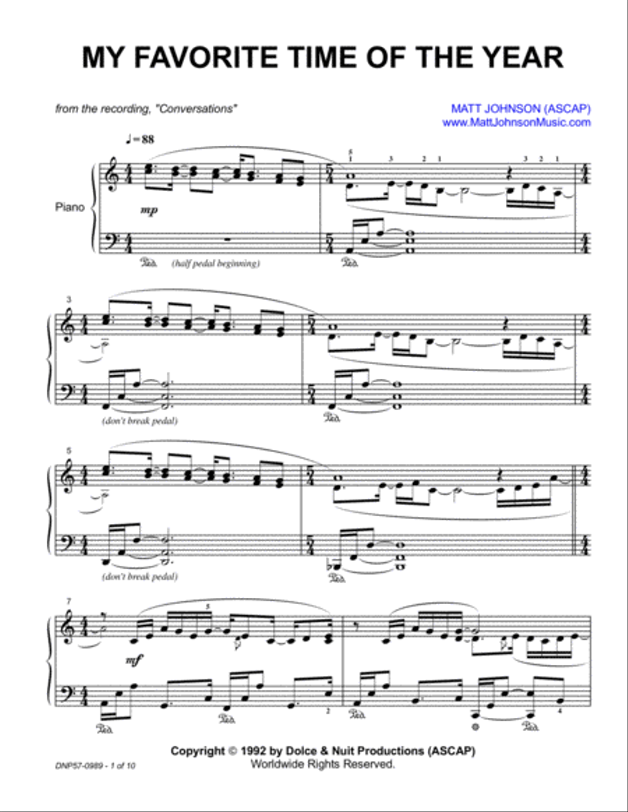 Conversations COLLECTION Piano Solo scores gallery preview page 3
