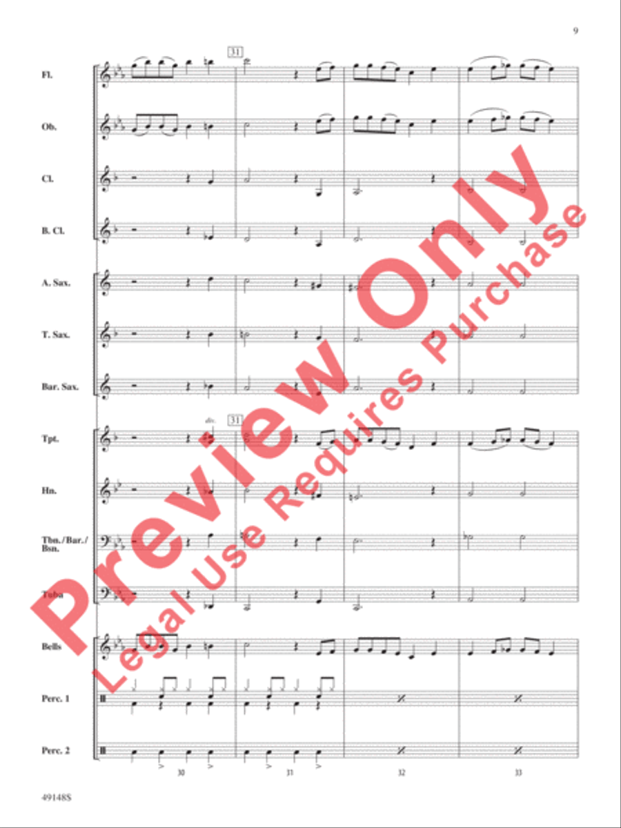 The Pink Panther The Pink Panther Concert Band scores gallery preview page 10