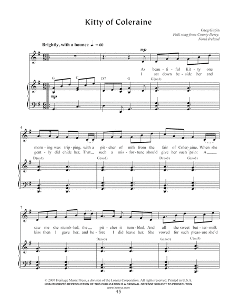 Sing and Dance Around the World, Book 2 Unison Choir scores gallery preview page 46