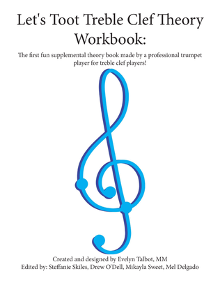 Let's Toot Treble Clef Theory Workbook