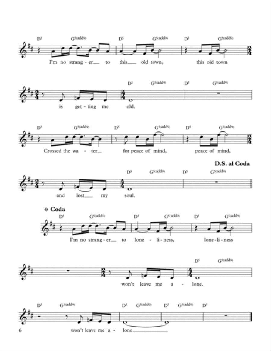 Andy Fitzpatrick - You Knew What I Was Looking For Before I Did - Songbook Piano, Vocal, Guitar scores gallery preview page 6