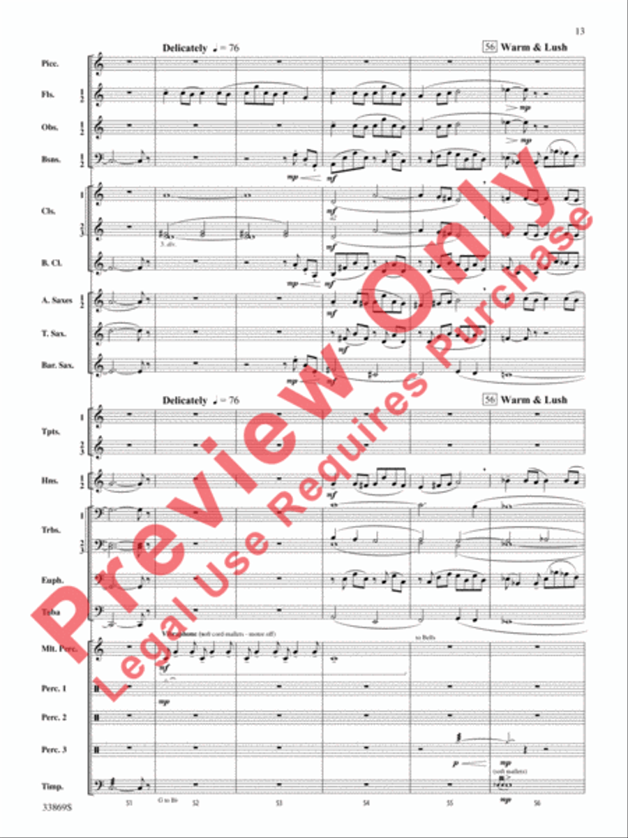 Mt. Everest Mt. Everest Concert Band scores gallery preview page 14